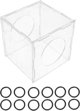 Stofbox Slijpmachine - Stofafzuiging - Schoon Werken - Volledig Gesloten Ontwerp - 20x20x195cm - Transparant — thumbnail 5