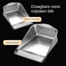 Metalen Stofblik - Reinigingspan - Stof Vangen - Brede Mond - 9.25x10.24x3.94 Inch — thumbnail 5