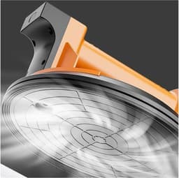 Vacuüm Zuignap - Glaslifter Zuiger - Materiaal Verplaatsen - Krachtige Borstelloze Motor - 20cm Diameter - Zwart Oranje — thumbnail 3
