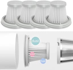 aladdien - HEPA-filters - 4 stuks - Hoogwaardige luchtfilters - Geschikt voor stofzuiger - Effectieve stofverwijdering - Ideaal voor thuis en auto — thumbnail 4