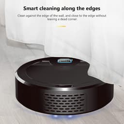 Compacte Robot stofzuiger. Desinfecterend licht. Door zijn compacte formaat past hij overal tussendoor. — thumbnail 4