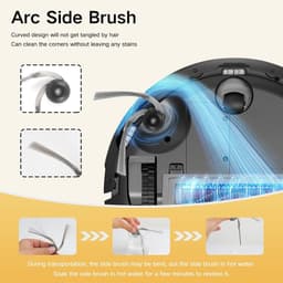 15 stuks Reserve Accessoires Compatibel met Roborock Q7 M5/M5+, Q7 L5/L5+ Robotstofzuiger - 1 Hoofdborstel, 6 Filters, 4 Zijborstels, 4 Dweildoeken — thumbnail 3
