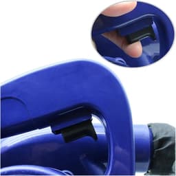 Elektrische Luchtblazer - Stofzuiger en blazer - Stof verwijderen - Dubbele functie - 600 W - Blauw zwart — thumbnail 2