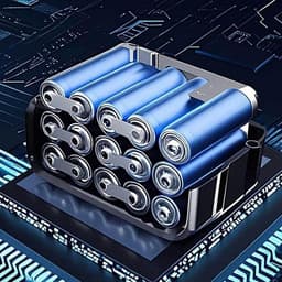 Draagbare Luchtstof - Accu Bladblazer - Snel Schoonmaken - Krachtige Accu - 6000mAh - Blauw — thumbnail 2
