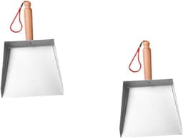 Stofblik Set - Kleine Stoffer - Snel Opruimen - Met Handvat - 2 Stuks - Zilver — thumbnail 1