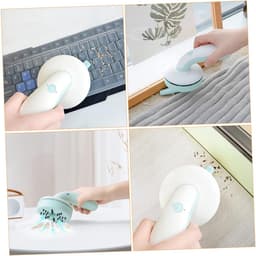 Draagbare Stofzuiger - Mini Cleaner - Bureau Reinigen - Lichtgewicht Ontwerp - 8.6cm Hoog - Groen — thumbnail 3