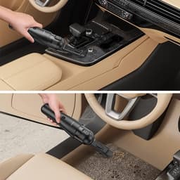 Draagbare Stofzuiger - Kleine Schoonmaker - Auto Interieur Reinigen - Ultra Krachtig - 1000 Gram - Zwart — thumbnail 3