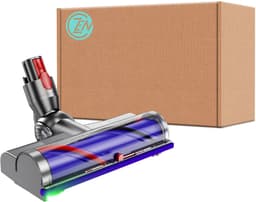 ZENC® Aangedreven Zuigmond Geschikt Voor Dyson Steelstofzuiger V15, V11, V10, V8 & V7 - Turbo Borstel - Vloerzuigmond - Stofzuigermondstuk - Opzetstuk - Mondstuk - Stofzuigeraccessoires - Grijs — thumbnail 4