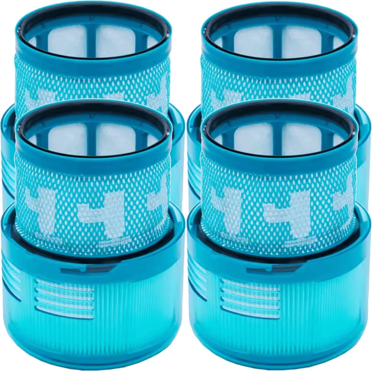 4x HEPA-filter geschikt voor Dyson G5 Gen5 Detect Absolute, Detect Fluffy stofzuiger - vervangingsfilter motorfilter — afbeelding 1