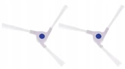 2x Witte Zijborstels voor Ecovacs X2/X2 Pro/X2 Omni Robotstofzuiger — thumbnail 1