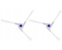 2x Witte Zijborstels voor Ecovacs X2/X2 Pro/X2 Omni Robotstofzuiger