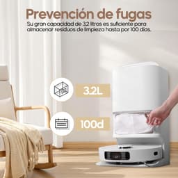 12 stuks - Stofzuigerzakken - Robotstofzuiger Onderdelen en Accessoires - stofzakken - Geschikt voor Dreame L10s Ultra Gen 2 3,L10s Pro Ultra Heat L20/L30s/L40/L40s/L50/X30/X40/X50 Ultra — thumbnail 3