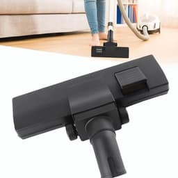 Dailygoods-vloerborstel - 360 graden draaibaar - Universele bevestiging - Geschikt voor stofzuigers - 32 mm binnendiameter - Duurzaam kunststof - Geschikt voor tapijten en harde vloeren - Stofzuigerborstel — thumbnail 3