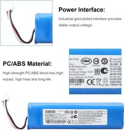 Vervangende Accu voor Robotstofzuigers Proscenic en Xiaomi [14.4V/5600mAh] — thumbnail 2