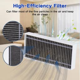 X9 Accessoires gescht voor Ecovacs Deebot X9 Pro Omni/X9 Pro stofzuiger, 1 hoofdborstel, 2 rollen reinigingsdoeken, 4 zijborstels, 4 HEPA-filters, 4 stofzakken, 1 reinigingsgereedschap — thumbnail 4