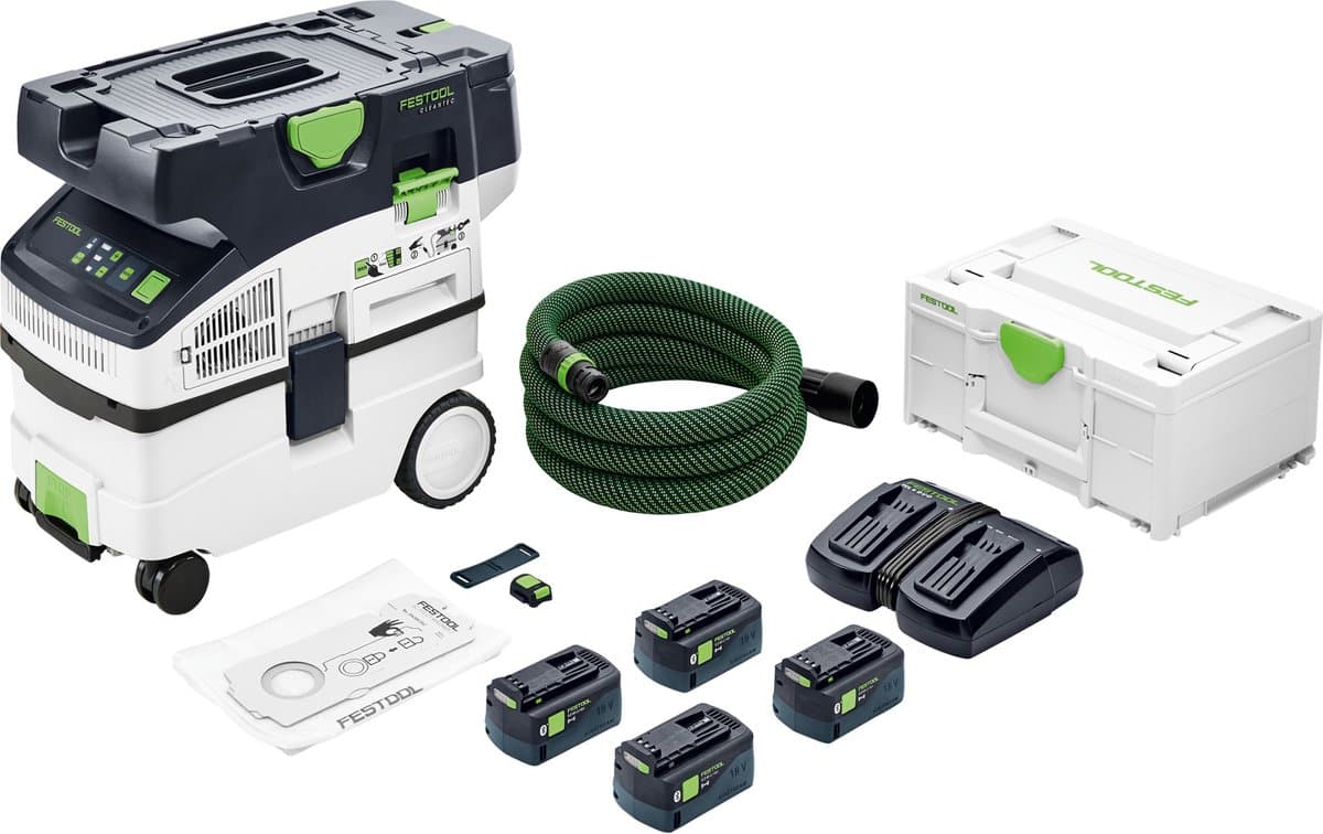 Festool CTLC MIDI I-Plus Accustofzuiger 2x18V 5.0Ah - 577671 — afbeelding 1