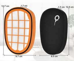 8x Filter geschikt voor Philips SpeedPro Max 8000 serie FC5005/01, CP0663/01 Vervanging Schuimrubber onderdeel — thumbnail 3