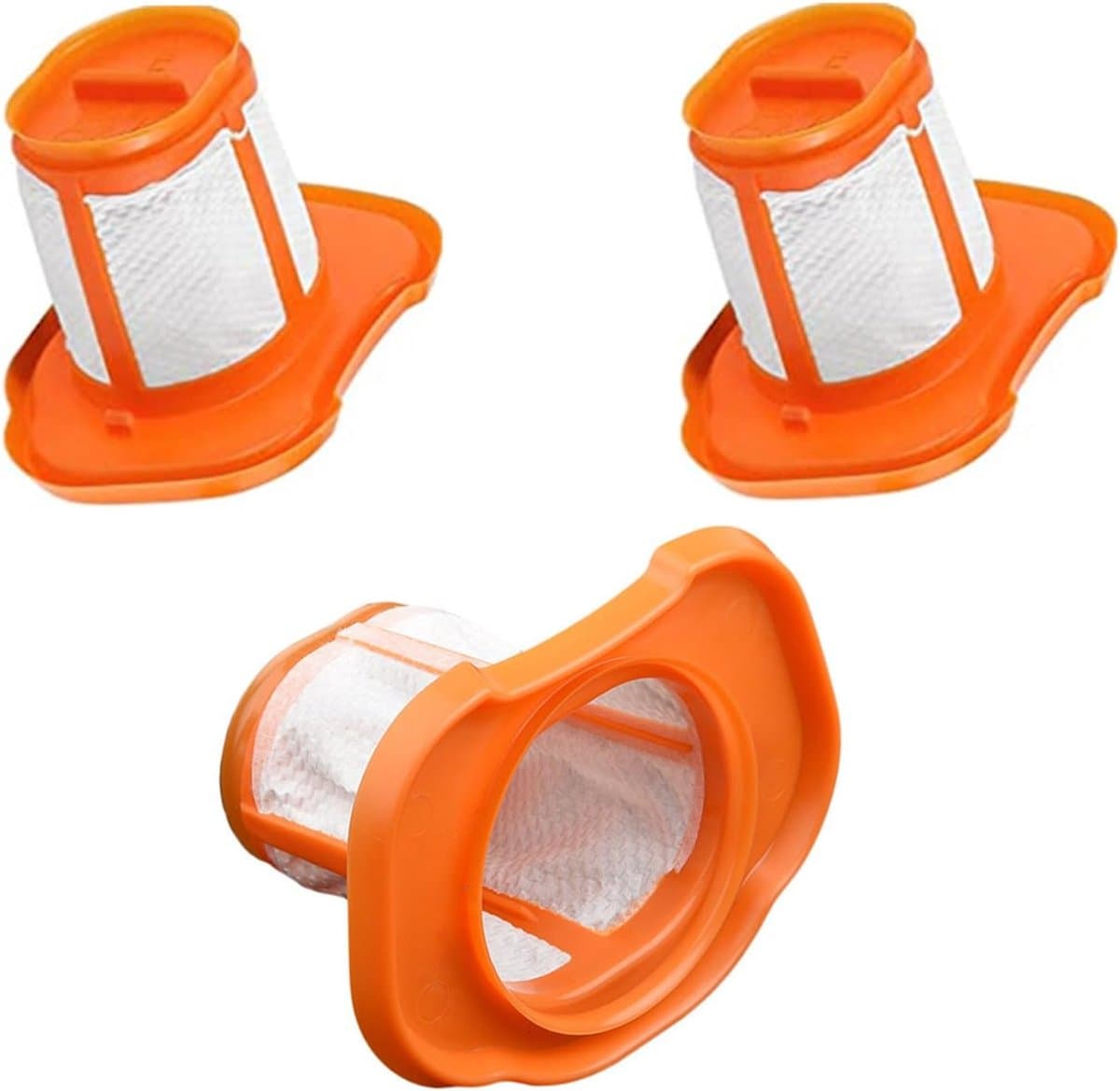 3 stuks - Filteraccessoires - Geschikt voor Black & Decker BHHV520BT BHHV520BFP BHHV320B BHHV320J BHHV520BF BHHV520JF - Stoffilters - Fijnstoffilters - Filters - Stofzuigerfilters - stofzuigerfilters vervangende accessoire - wasbare reserveonderdelen — afbeelding 1