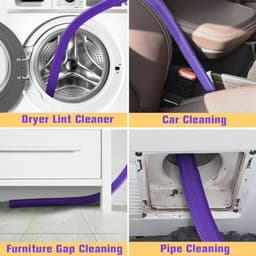 PromoHome Universeel Flexibel Spleetmondstuk Geschikt voor Dyson V15 V12 V11 V10 V8 V7 V6 - Lange 81 cm Flexibele Zuigmond voor Meubels, Auto's en Nauwe Ruimtes - Inclusief 2 Adapters — thumbnail 2