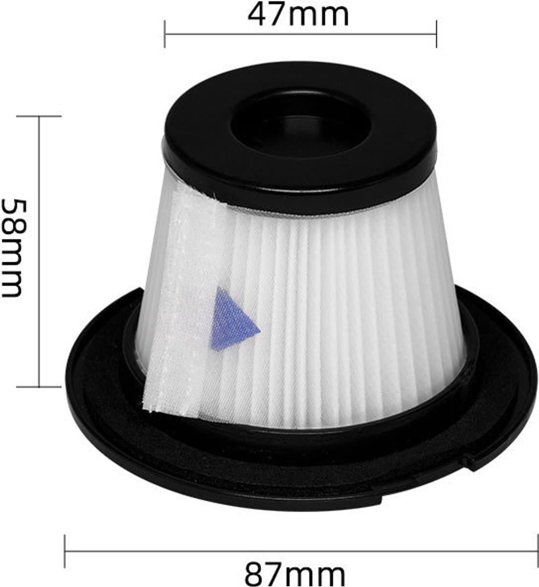 2 stuks geschikt voor MOOSOO draadloze handstofzuiger accessoires K17 Filter filter HEPA filterelement — afbeelding 1