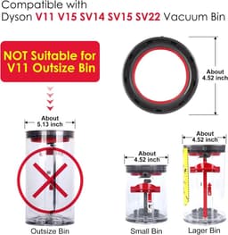 Vervangende afdichtring geschikt voor reparatieonderdelen van de Dyson V11 stofzuigerring — thumbnail 3