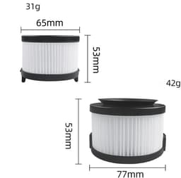 2-delige geschikt voor filteraccessoire voor Levoit Vortex IQ 40-RF stofzuiger — thumbnail 5