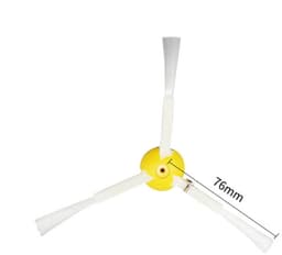 Robotstofzuiger borstelset - Zijborstel accessoire voor stofzuigerrobot - reserve vervangingsonderdelen set - geschikt voor iRobot Roomba 800/900 robotstofzuiger series - 3 stuks - geel — thumbnail 4