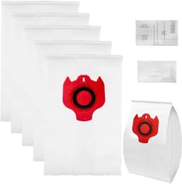 7 Pieces Vacuum Bags with Filter - 5-Layer Dust Bags - Compatible with Miele GN Series - Dust Bags for Classic C1, Complete C1, Complete C2, Complete C3, S227/S240, S270/S280, S400i-S456i (Red) — thumbnail 5