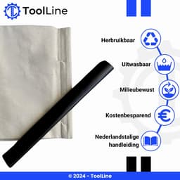 ToolLine® - Herbruikbare stofzuigerzak tot 100 keer - Geschikt voor Kärcher WD3 - WD4 - WD5 - WD6 - 6.959-130.0 - Parkside - DeLonghi - Electrolux - Hoover - Moulinex - Progress - Tornado - Volta - Karcher stofzuigerzakken — thumbnail 2