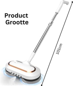 White-label® Elektrische Dweil - Vlekkenreiniger - Vloerreiniger - Tapijtreiniger - Wit — thumbnail 4