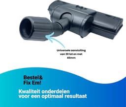 Fixem® turboborstel universeel - 30 tot 40mm - Honden & katten zuigmond - stofzuigermond universeel, dierenharen zuigmond - 1 Stuk — thumbnail 3