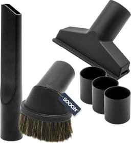 SQOON® Universeel stofzuiger accessoires set - 32 & 35mm - O.a. geschikt voor AEG / Bosch / Siemens / Miele / Zanussi / Inventum / Sauber en meer — thumbnail 2