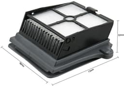 Accessoiresset - geschikt voor Tineco FLOOR ONE S7 PRO - FLOOR ONE S6 - FLOOR ONE SWITCH S6 - FLOOR ONE SWITCH S7 - FLOOR ONE S7 COMBO - FLOOR ONE S7 FLASHDRY nat- en draadloze stofzuiger - 2 Rolborstel + 2 hepa filter + 1 reinigingsborstel — thumbnail 2
