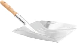 Veegschepset met handveger en stofpan van verzinkt metaal — thumbnail 4
