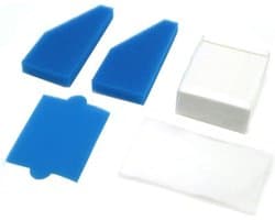 Ronte - HEPA-filterset voor Stofzuiger - Vervangt Thomas 787241 - Stofreinigingsfilter - 99 Stofzuiger Filter Onderdelen - Hoge Kwaliteit