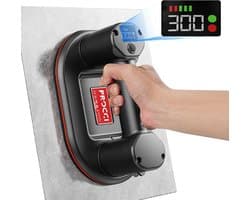 Elektrische Zuignap voor Tegels en Glas - 300 KG Zuigkracht met LCD-Scherm en 4500 mAh Batterij