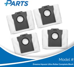 Dreame Aqua10 Ultra Roller Complete Black Stofzakken (4 Stuks, Plus.Parts® alternatief voor RDB8) — thumbnail 1