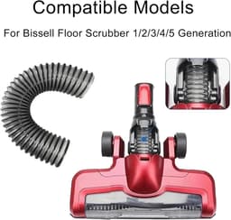 2 stuks Onderste kanaalslang - geschikt voor Bissell vloerreiniger Onderslang Vervangend Onderdeel - Draadloze Stofzuiger - Floor Head Tool Tube Pipe Vervangen — thumbnail 5