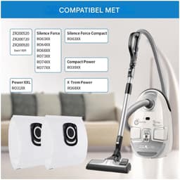 GELLDG Stofzuigerzakken - 10 stuks - Geschikt voor Rowenta Hygiène+ Silence Force X-Trem Power Compact Power XXL - Vervangende stofzakken geschikt voor Rowenta Hygiène+ ZR200520 ZR200720 ZR200920 — thumbnail 4
