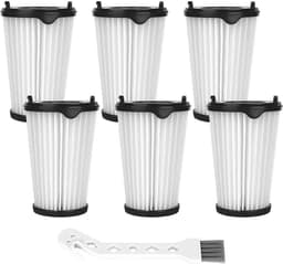 TuseRxln Stofzuigerfilters – HEPA – Geschikt voor meerdere modellen – 6 stuks – Wit — thumbnail 1