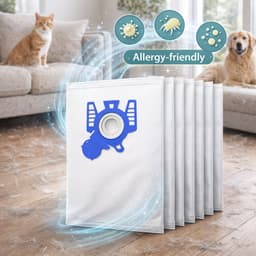 20x Stofzuigerzakken Geschikt Voor Miele Type GN Complete C2 & C3 PowerLine Allergy Cat & Dog Parquet - C2 & C3 Silence Ecoline Stofzuiger Modellen Stofzakken stofzuiger zak — thumbnail 3