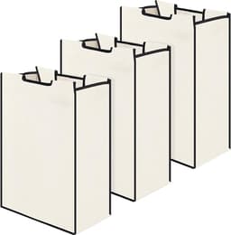Wassorteerder Zakken - Wasopslag Organizer - Huishoudelijk Gebruik - Waterdicht Oxford Materiaal - 3476 x 2165 cm - Beige — thumbnail 2