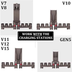 Geschikt voor Bevestigingspunten Houders Compatibel met Dyson Gen 5 Gen5 V15 V12 V11 V10 V8 V7 Stofzuiger Accessoires Opberggereedschap Vervangende onderdelen — thumbnail 3