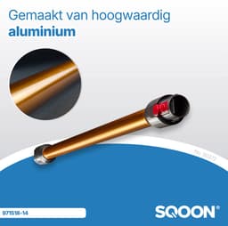 SQOON® Zuigbuis geschikt voor Dyson V12 detect licht koper - Model 971518-14 — thumbnail 3
