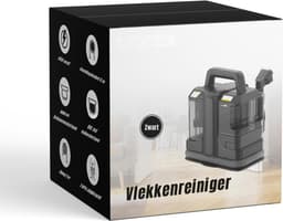 Ploutos® Vlekkenreiniger - 450 W Hoog - Draagbare Tapijtreiniger - Zwart - 30cm x 26cm x 16cm — thumbnail 2