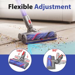 Gemotoriseerde borstel voor Dyson V7/V8/V10/V11/V15 - Direct Drive-kop - voor harde vloeren en tapijten - ShopVlot — thumbnail 3