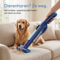 BOLLIT Kruimeldief Pro Draadloos 250W – 22Kpa Zuigkracht – Krachtige Handstofzuiger - 3 Zuigstanden – Tot 40 Min – Kruimelzuiger Snoerloos - Stofreiniger - Autostofzuiger - Air Duster — thumbnail 3