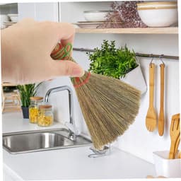 Kleine Stofbezem - Mini Bezempje - Bureau Schoonmaken - Duurzaam Materiaal - 3 Stuks - Diverse Kleuren — thumbnail 5