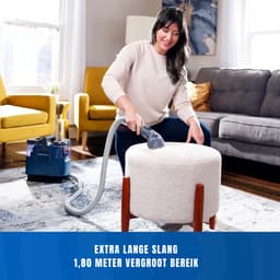 QORA® Tapijtreiniger machine - Tapijtreiniger - Tapijtreiniger apparaat - Blauw - 34cm x 23cm x 36cm — thumbnail 5