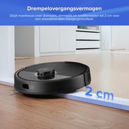 Roborock Q7 L5+ Set-Robotstofzuiger-Dubbel Anti-Tangle Systeem-8000 Pa Zuigkracht-Elektronische Watertank-LiDAR-Navigatie-Ideaal voor Tapijten en Dierenharen-Zwart — thumbnail 3